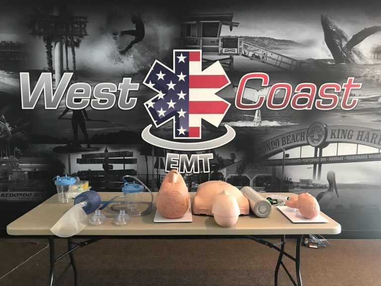 West Coast EMT Class Training Equipment