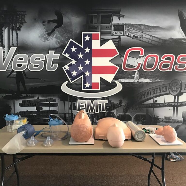 West Coast EMT Class Training Equipment
